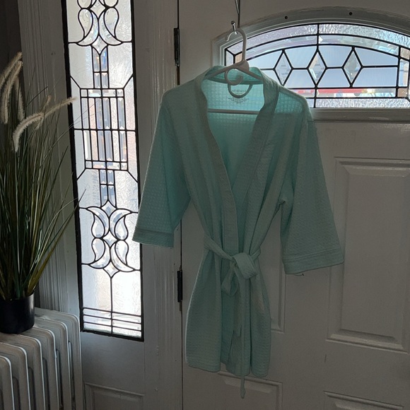 Croft & Barrow Intimates Waffle Knit Robe-M - Picture 2 of 16
